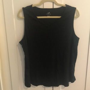 J Jill Pima cotton v neck tank, PL